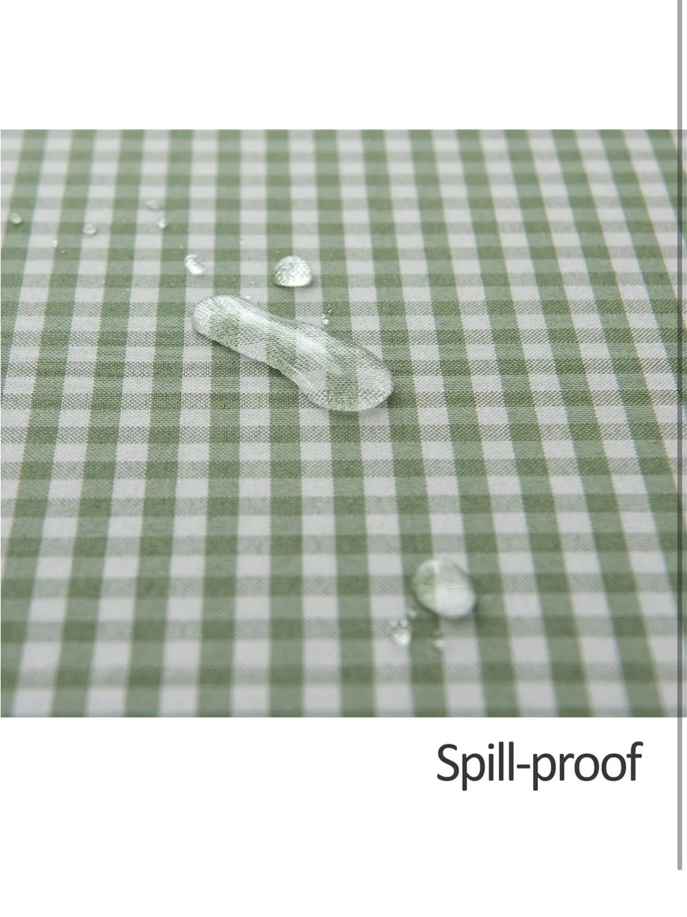 NEW Rectangle Checkered Tablecloth. Waterproof Wrinkle Resistant Buffalo Plaid